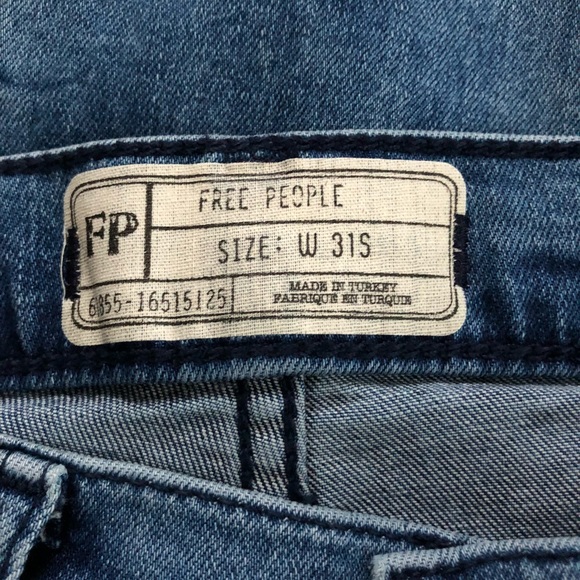 PRICE DROPPED! Free People Distress Jeans - Picture 4 of 4